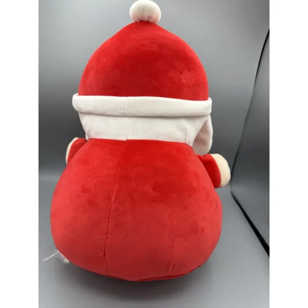 Cute Santa Claus Christmas Plush Stuffed Animal Red White Holiday Decor 12”